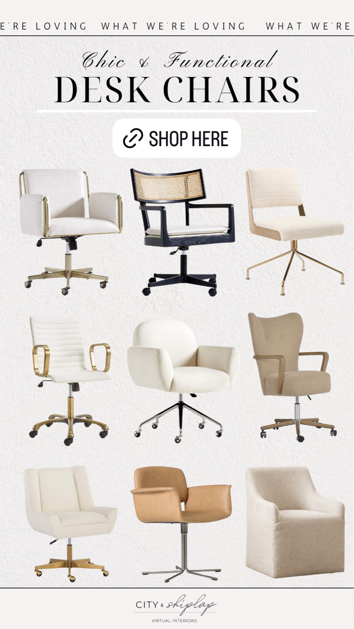 Chic and functional desk chairs
Neutral home decor, home office

#LTKSaleAlert #LTKHome