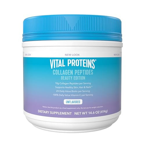 Vital Proteins Collagen Peptides Beauty Edition—10g Collagen with Biotin, Vitamin C and Zinc. 14.6 oz | Amazon (US)