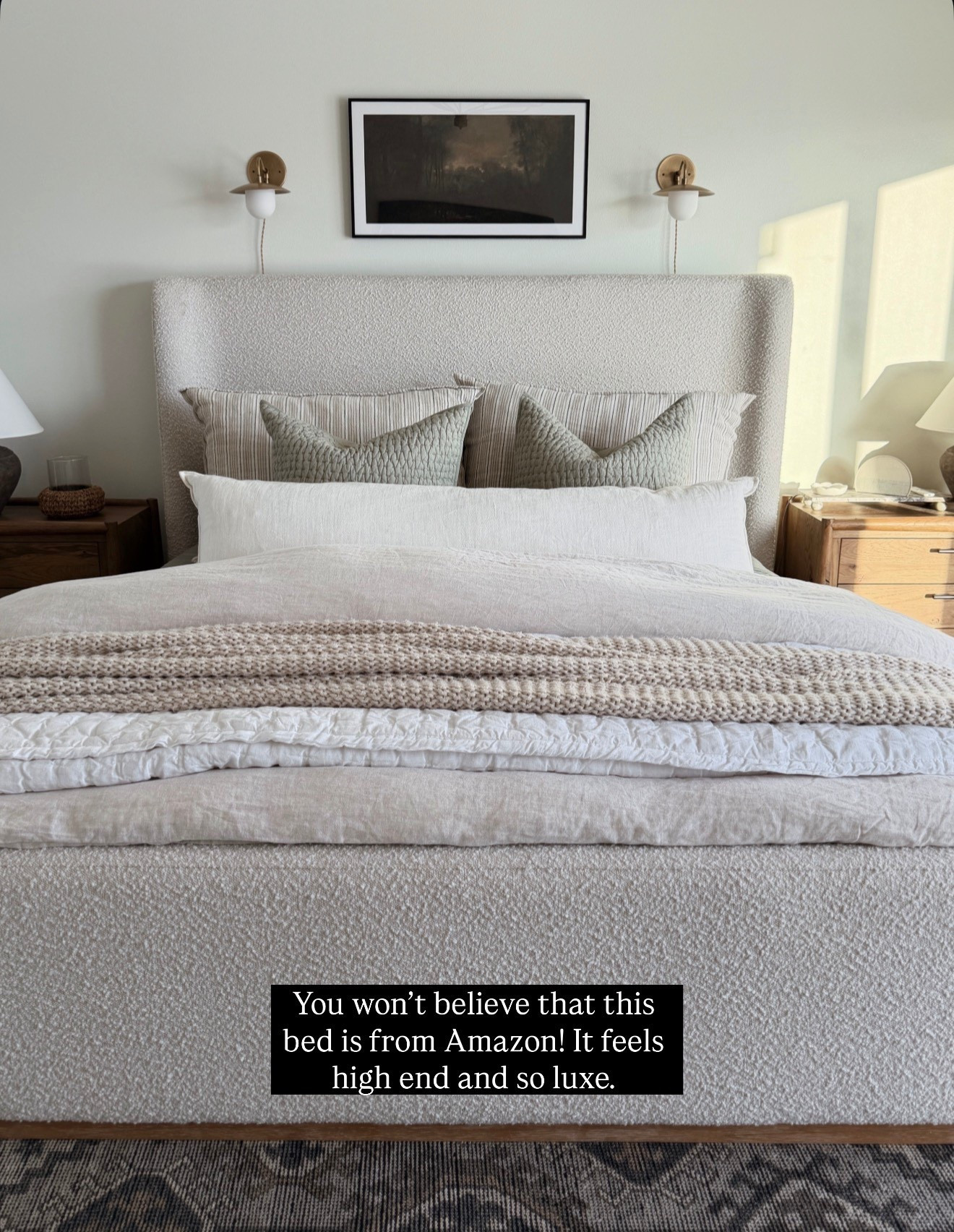 We love our Amazon bedframe! It feels designer but the price is better than designer prices  

#LTKHome