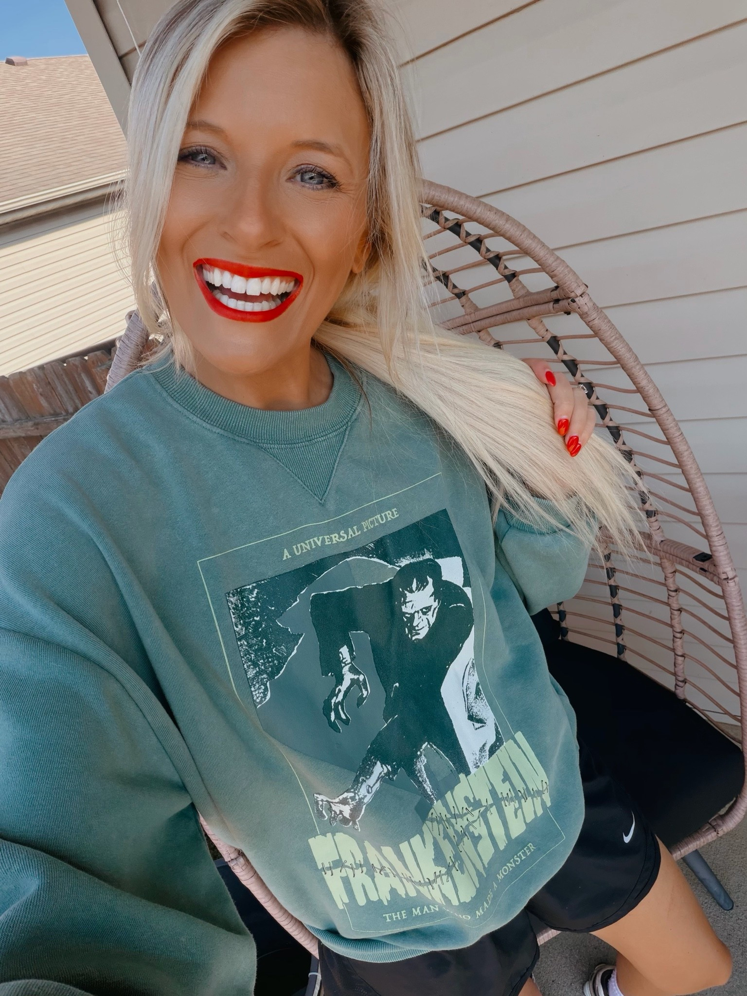 🧟‍♀️🍂 FRANKENSTEIN GIRLIE ERA! This Target graphic sweatshirt is SO good for spooky season! 👻💚 I’m obsessed with the vintage-inspired graphic and that muted green color — the perfect casual fall find.

#LTKFinds #LTKFashion #TargetStyle #TargetFinds #FallFashion

#LTKootd
