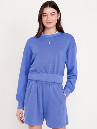 SoComfy Crop Sweatshirt | Old Navy (US)