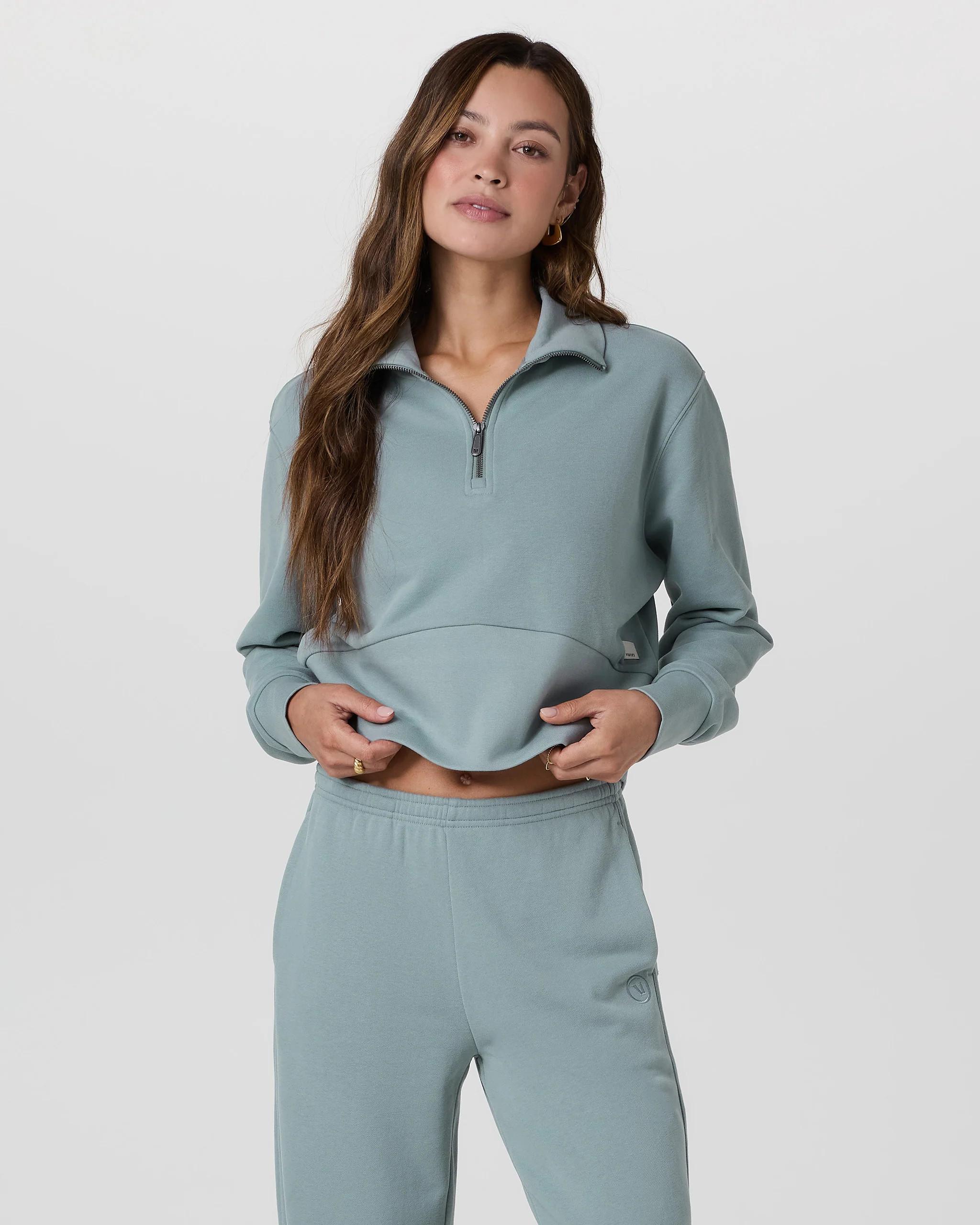 Sedona Sport Half Zip | Mist | Vuori | Vuori Clothing (US & Canada)
