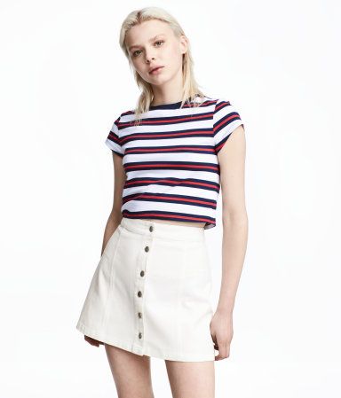 H&M Short Jersey Top $12.99 | H&M (US)