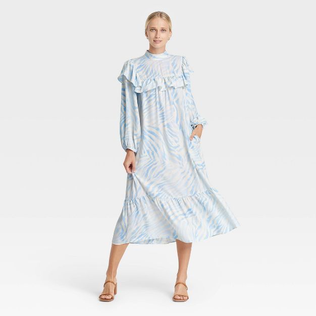 Women's Ruffle Long Sleeve Dress - Who What Wear™ | Target