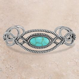 Montana Silversmith Knot Turquoise Cuff Bracelet | Rod's Western Palace/ Country Grace