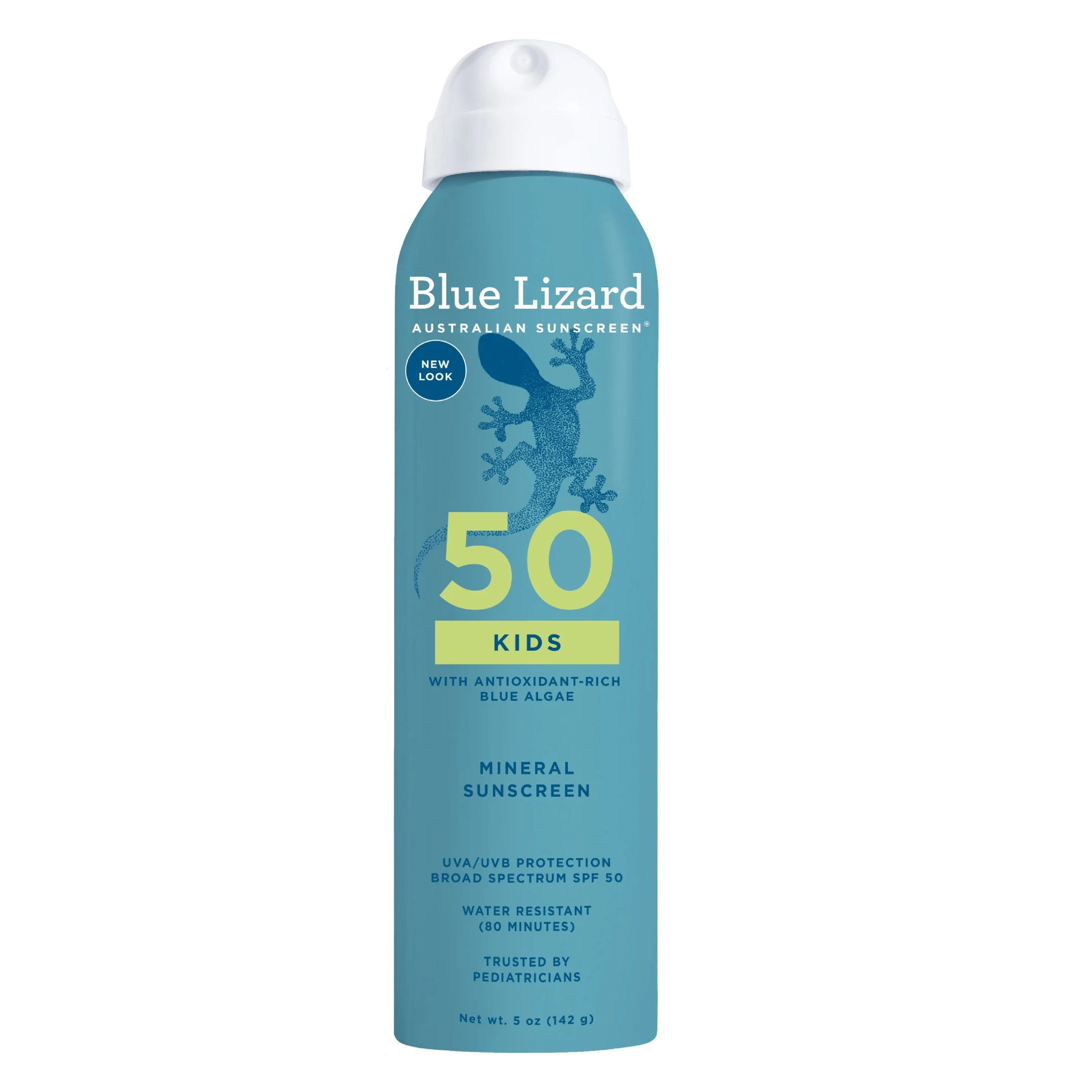 Blue Lizard Kids SPF 50 Mineral Sunscreen Spray, Broad Spectrum, 5 fl oz | Walmart (US)