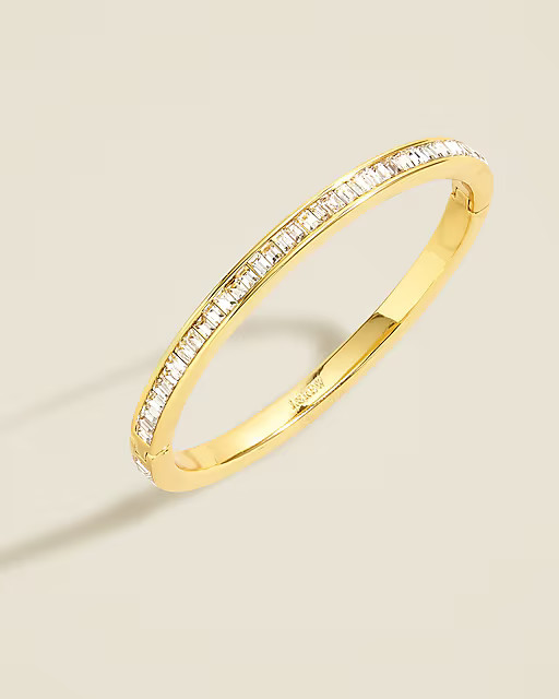 Gold baguette hinge bracelet | J. Crew US