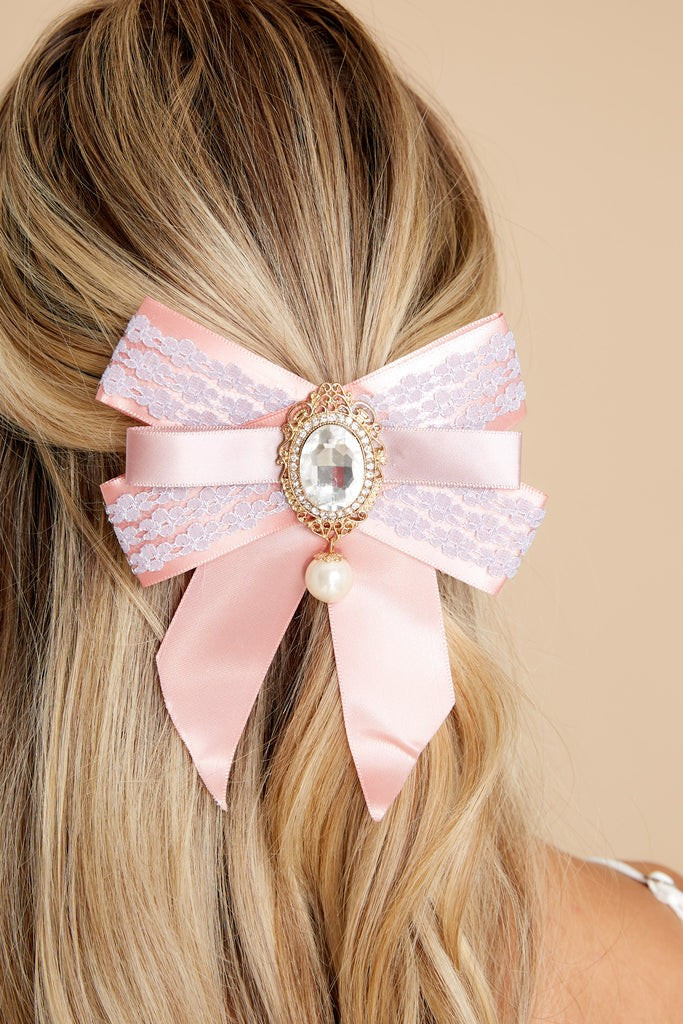 Chase Your Dreams Pink Bow | Red Dress 