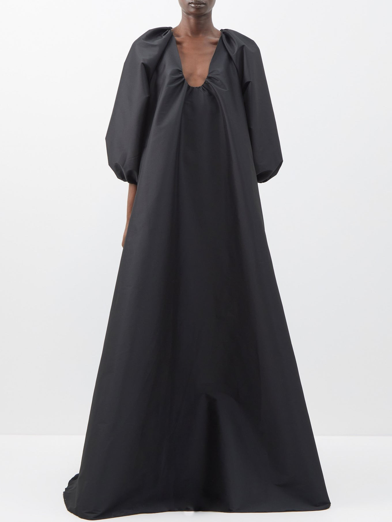 George puff-sleeve taffeta gown | BERNADETTE | Matches (US)