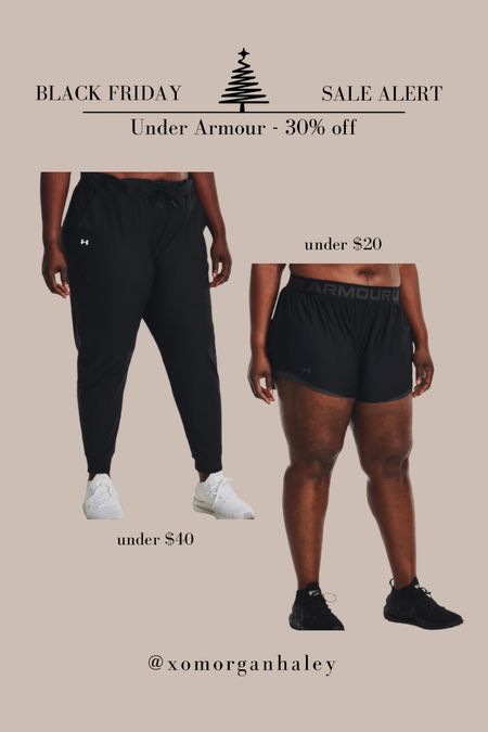 2 of my favorite athletic/casual bottoms on major sale!! Super comfy plus size joggers and the best plus size athletic shorts! I can do 1X and 2X in both!

#LTKCyberWeek #LTKfindsunder50 #LTKplussize