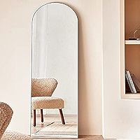 Harmati Full Length Mirror Floor Standing - Arched Full Body Mirror Metal Framed with Clothes Rod Fr | Amazon (US)