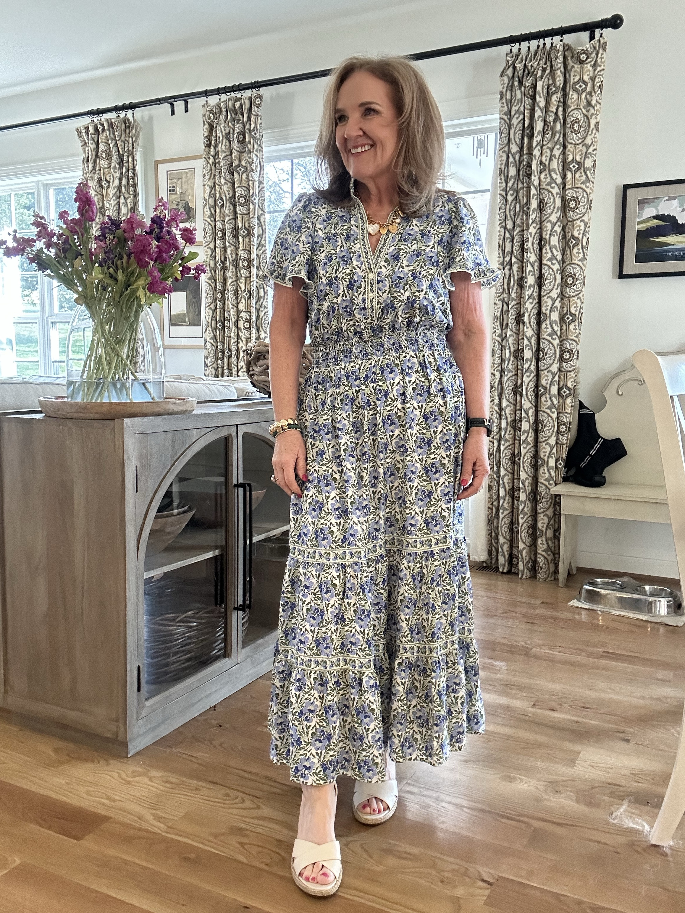 Wearing a medium 
Eby bra 15% off code nanettefs15

Vacation dress resort, dress baby shower dress rehearsal dinner dress wedding guest dress Nordstrom rack

#LTKWedding #LTKOver40 #LTKFindsUnder50