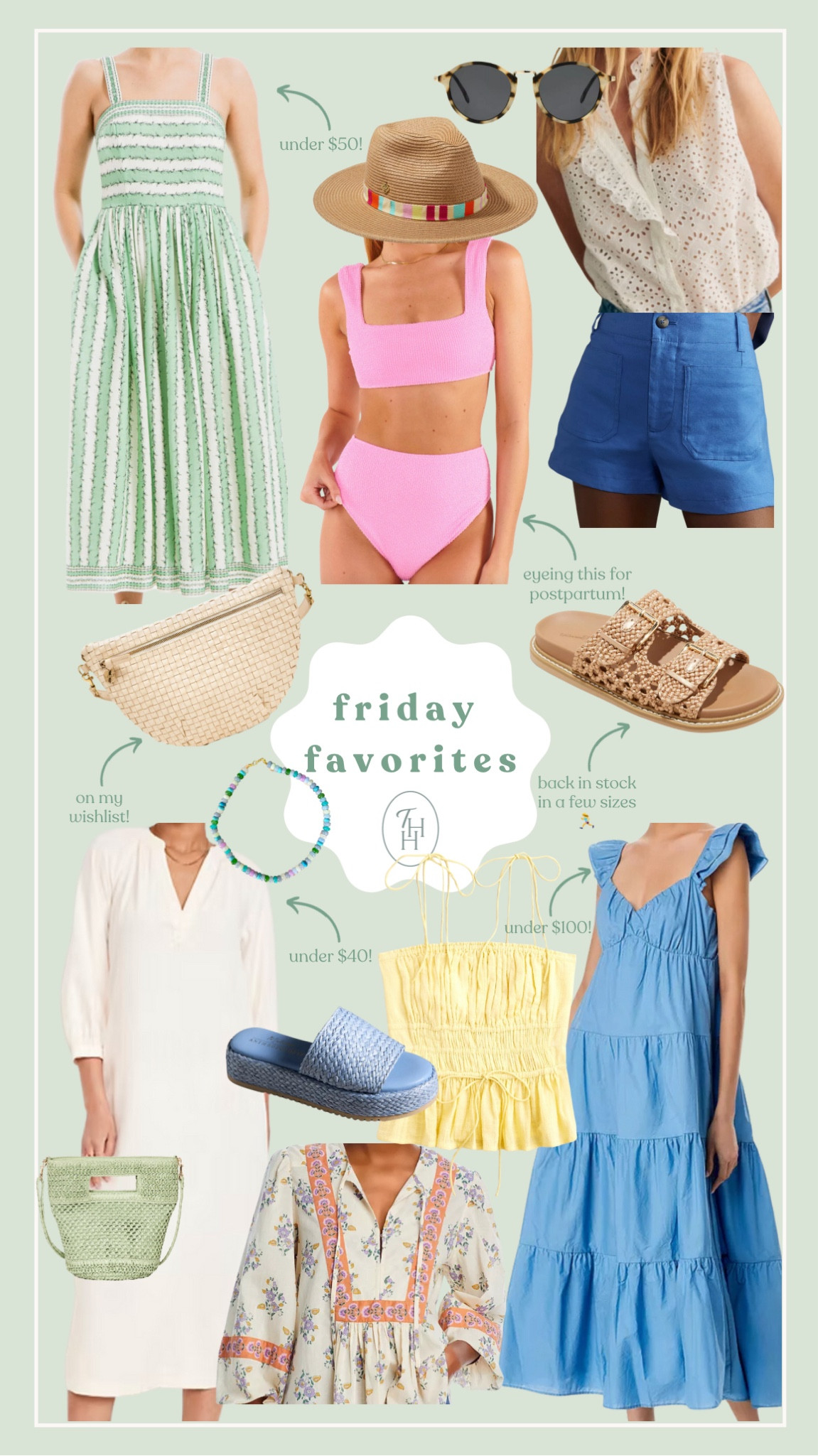 Friday Favorites! ☀️ these summer finds make me so happy! lots of under $100 options and great accessories! 

#LTKSeasonal #LTKFindsUnder100 #LTKFindsUnder50