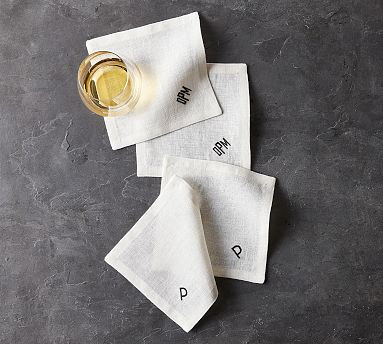 Mason Cocktail Napkins - Set of 4 | Pottery Barn (US)