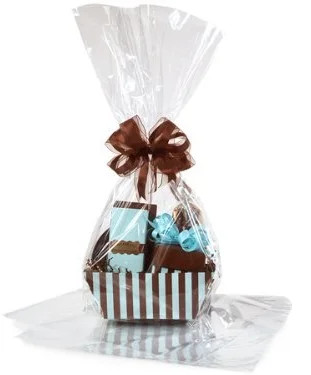 BOPP Sealable Cellophane Bags and Clear Gift Basket Wrap Packaging,  18 in x 30 in, Clear Cello W... | Walmart (US)