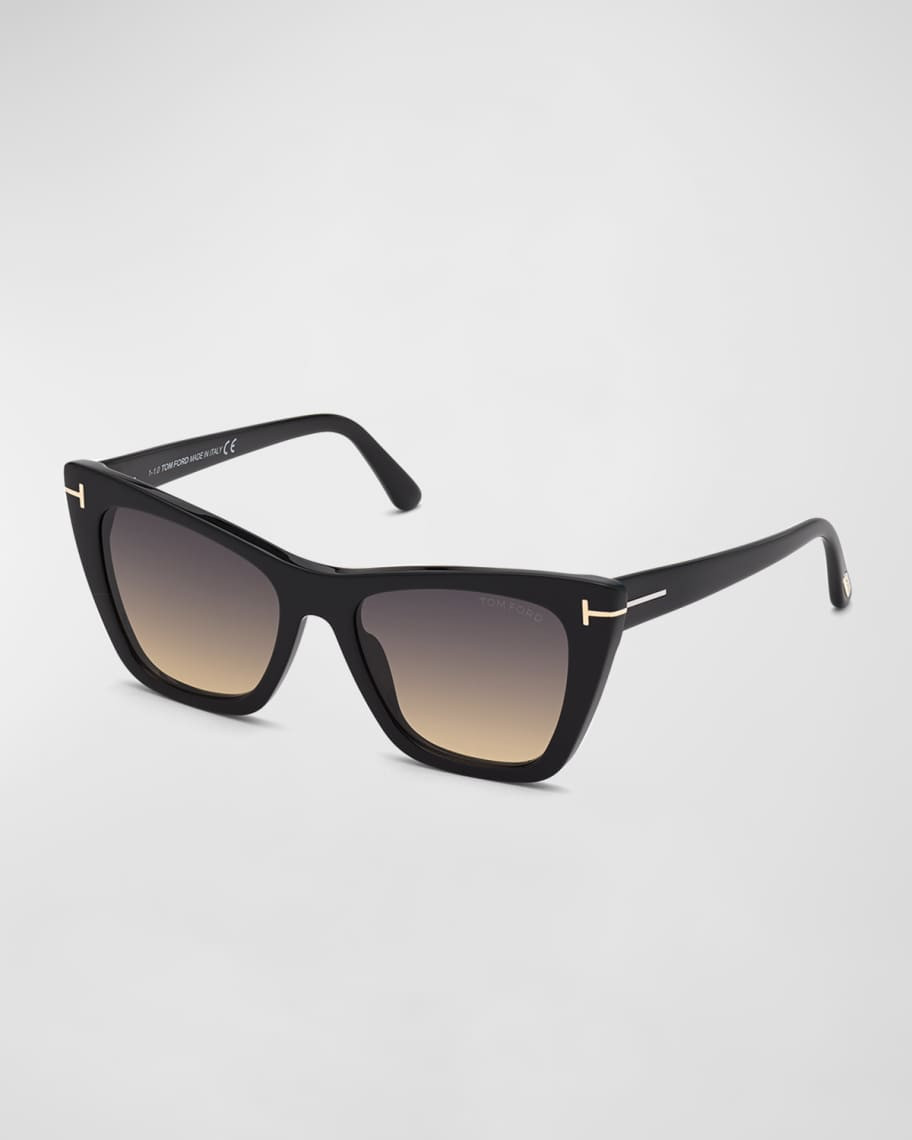 TOM FORD Poppy Acetate Cat-Eye Sunglasses | Neiman Marcus