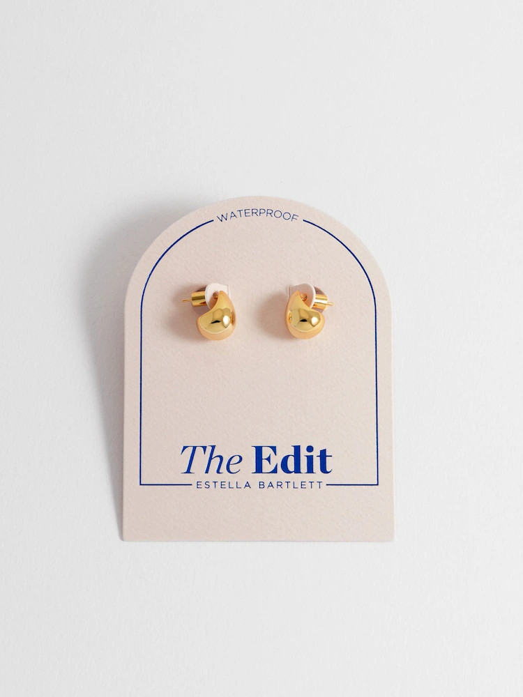 Buy Estella Bartlett Gold Tone Mini Teardrop Earrings from Next Ireland | Next EU