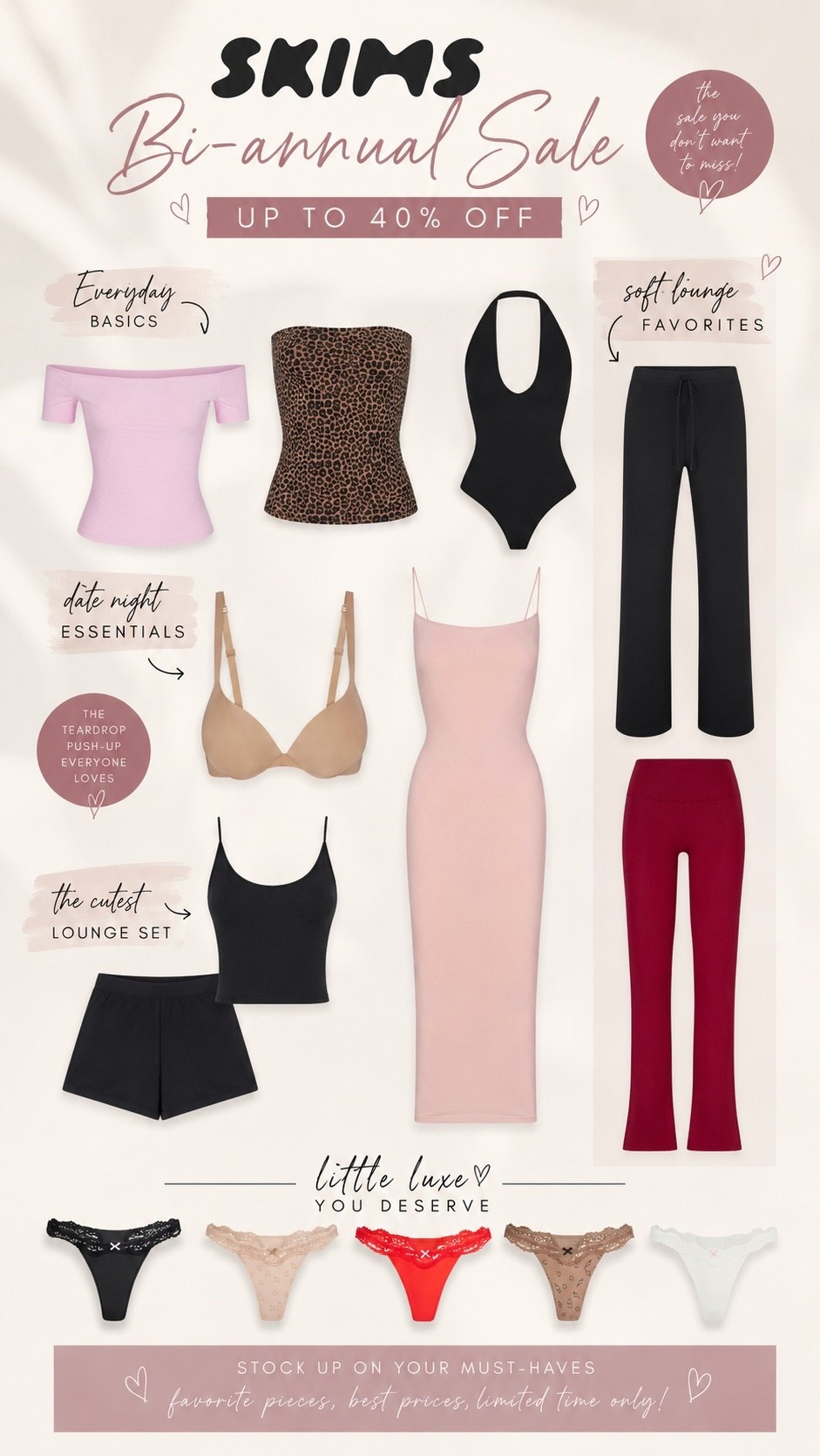 SKIMS sale season only comes around once a year and it’s SO good 👏 Up to 40% off all the viral basics, lounge sets, dresses & everyday staples I wear on repeat. Linking my favorites before sizes disappear!! 

#SKIMS #SkimsSale #NeutralStyle #LoungewearObsessed #CapsuleWardrobe #LTKFashion #EverydayStyle #SaleFinds #ComfyStyle

#LTKselfcare #LTKmomlife #LTKOver40