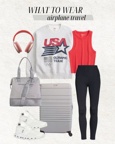 Airplane outfit idea 🤍

Travel outfit, airplane outfit, airport outfit, casual outfit, black leggings outfit, beis luggage, beis carry on, oncloud sneakers, white sneakers, mom outfit, revolve, Abercrombie, graphic sweatshirt, Christine Andrew 

#LTKtravel #LTKstyletip #LTKfindsunder100