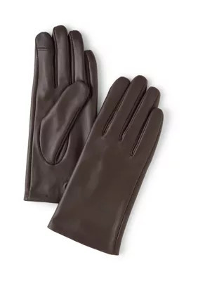 ECHO Women's Classic Leather Gloves, Brown, Medium | Belk