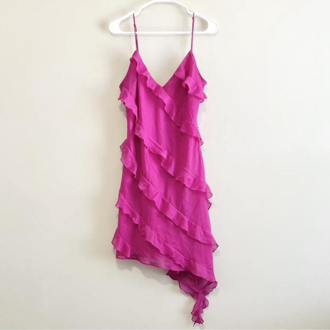 Abercrombie & Fitch Women's Dress - Pink - L | Depop US