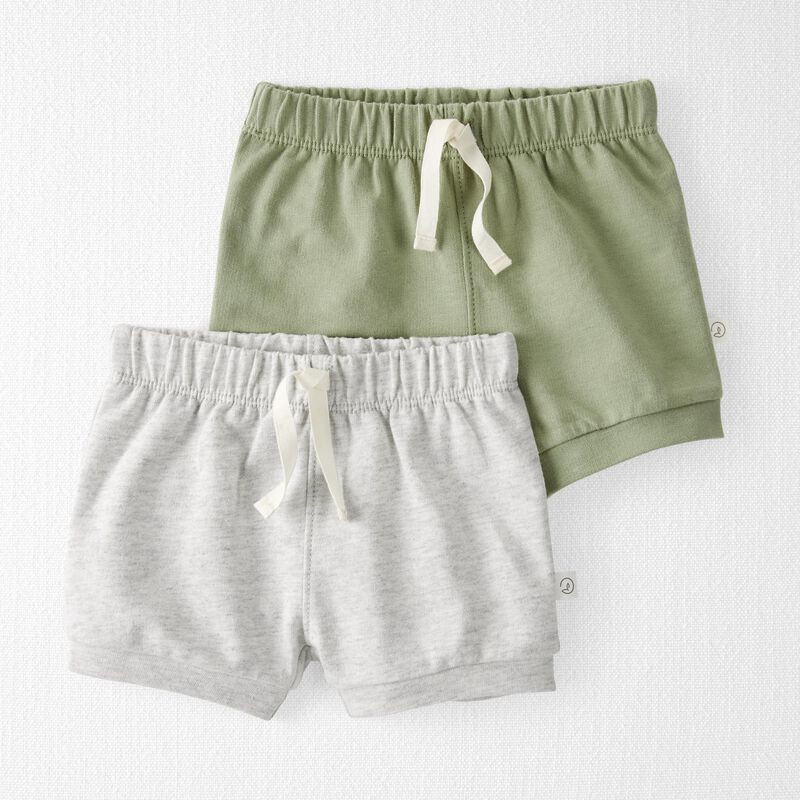 2-Pack Organic Cotton Shorts | Carter's