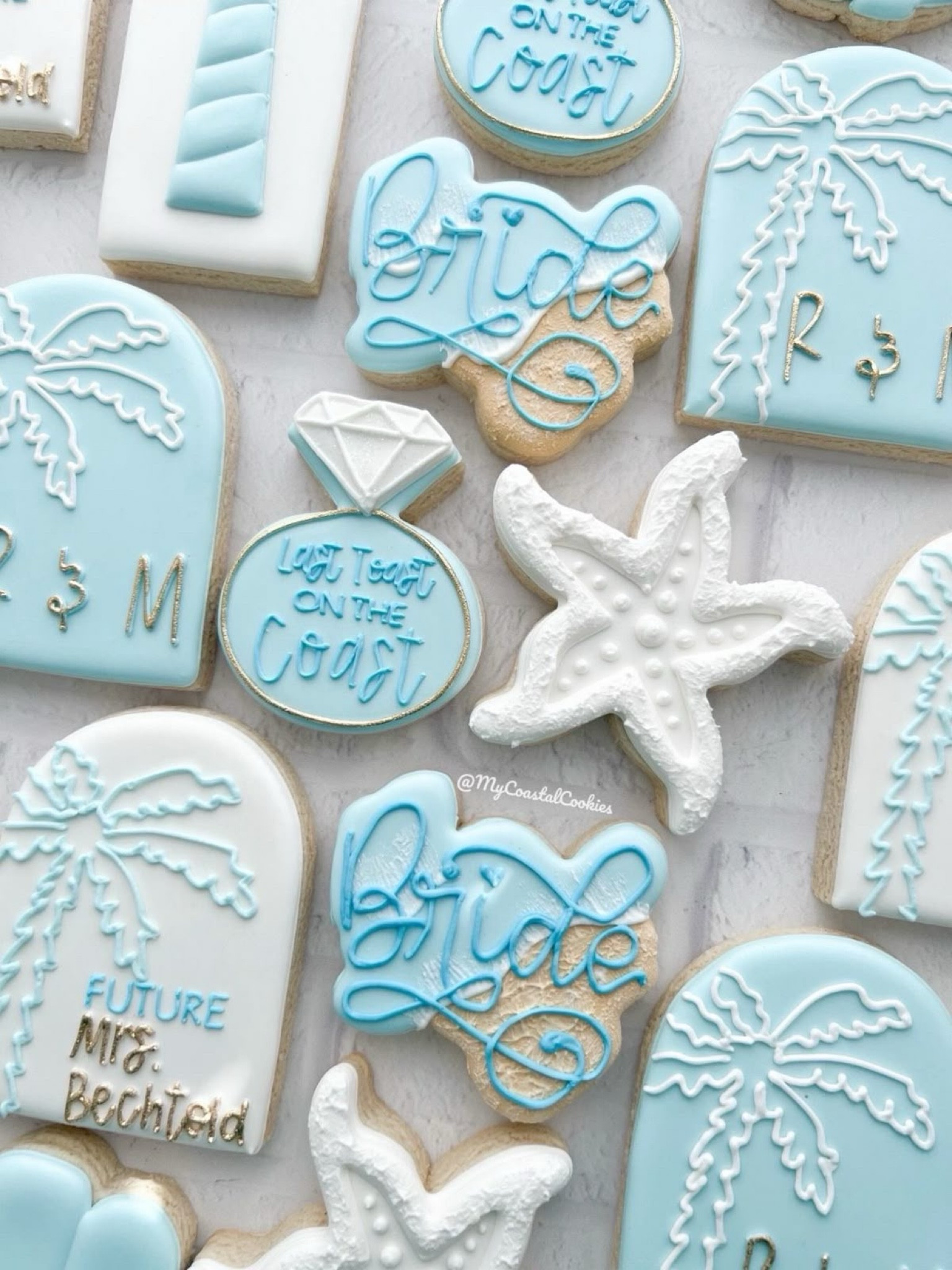 Beachy aesthetic bachelorette theme!