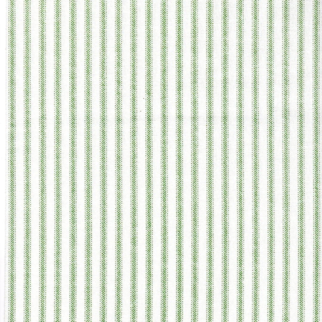Gathered Crib Skirt in Classic Sage Green Ticking Stripe on White | Etsy (US)