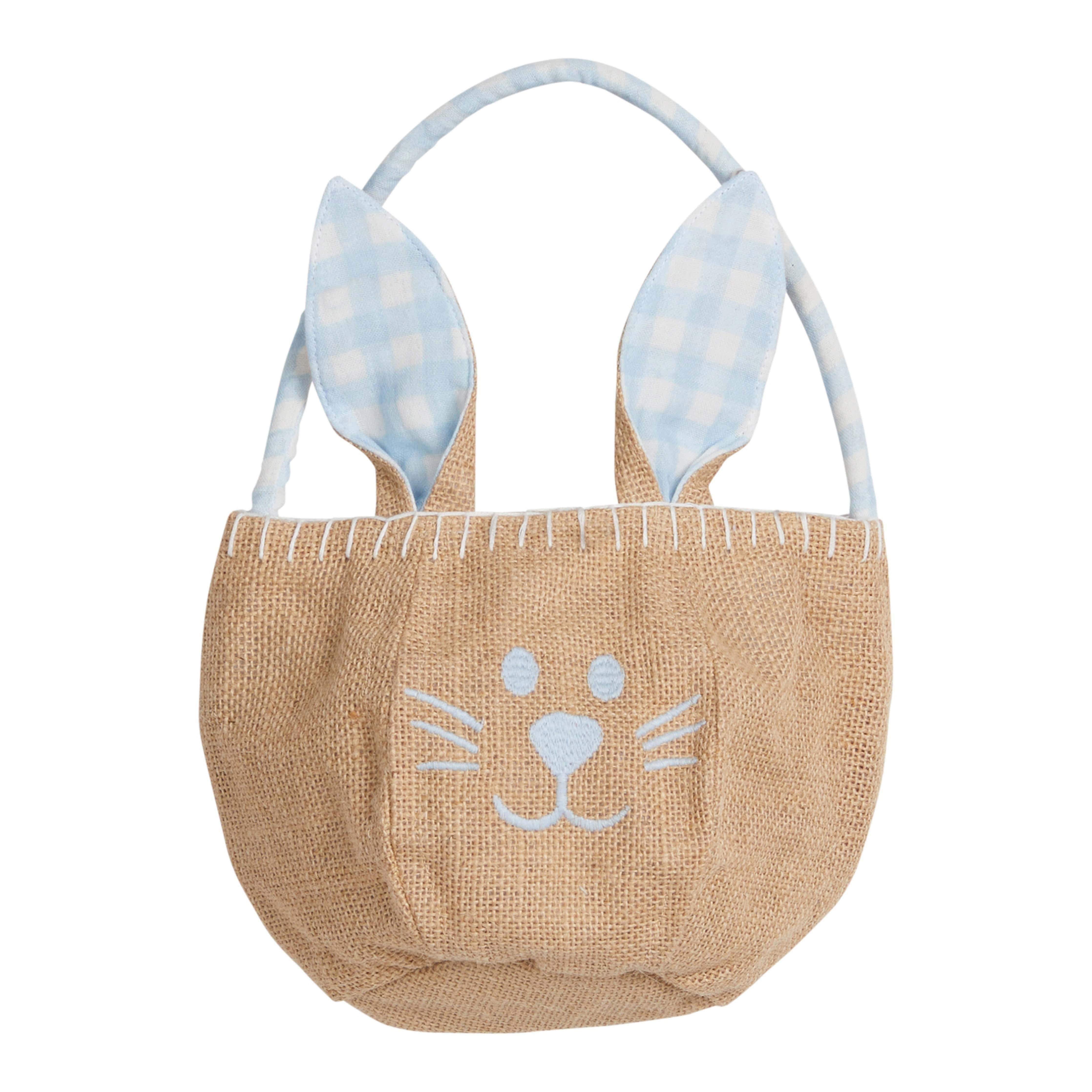 Boys Light Blue Bunny Basket for Easter | Little English
