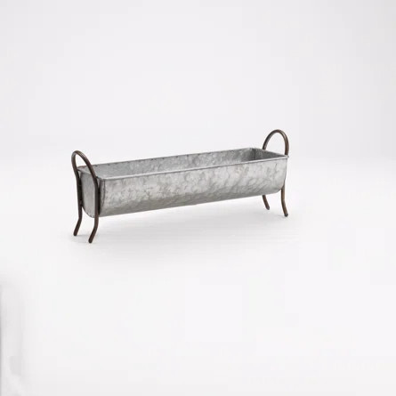 Gracie Oaks Anchoretta Metal Elevated Planter | Wayfair Professional