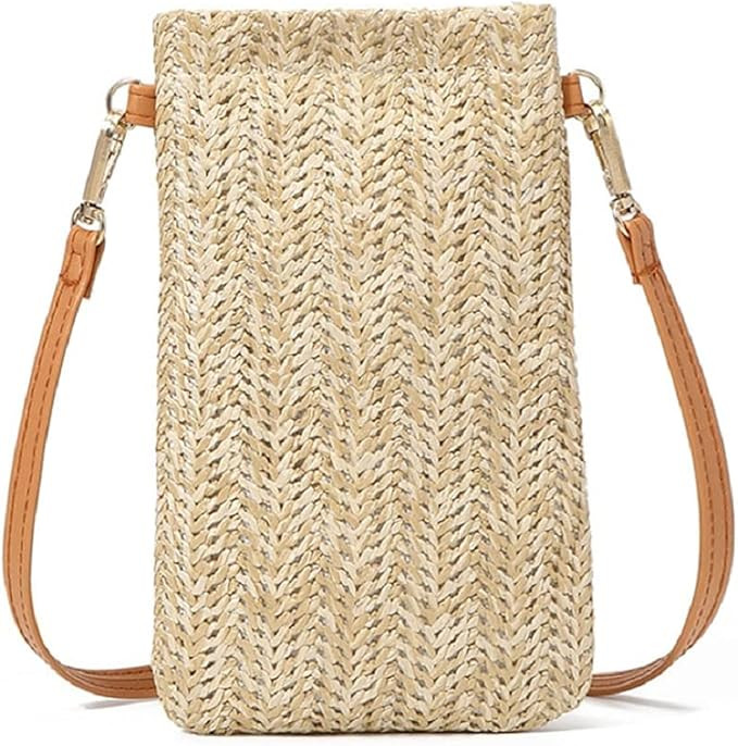 Summer Straw Beach Bag Tote Shoulder Bag Handwoven Purse Handbag for Women Girls Outdoor Casual T... | Amazon (US)