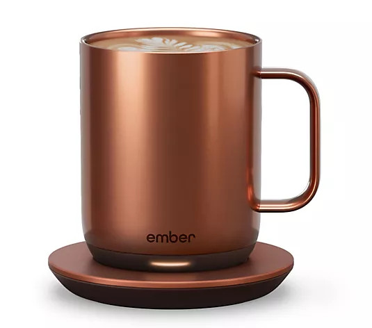 Ember Mug 2, 10 oz, Metallic Collection - QVC.com | QVC