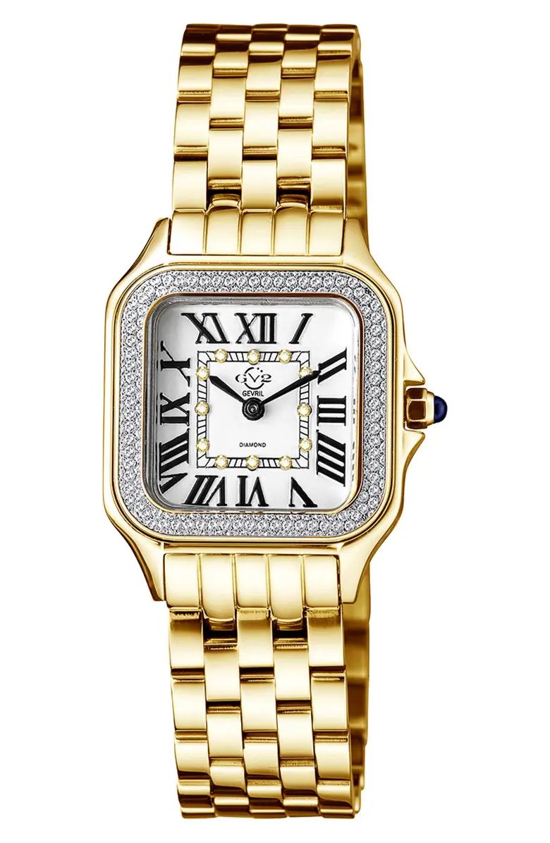 GV2 Women's Milan Diamond Dial Bracelet Watch, 27.5mm | Nordstromrack | Nordstrom Rack