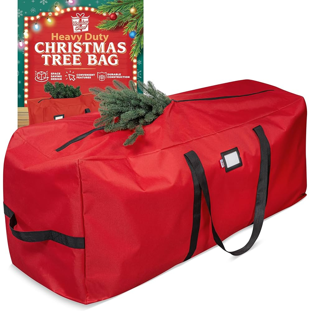 Holiday Cheer Heavy Duty Artificial Christmas Tree Storage Bag Fits Up to 9ft Tall, Waterproof wi... | Amazon (US)