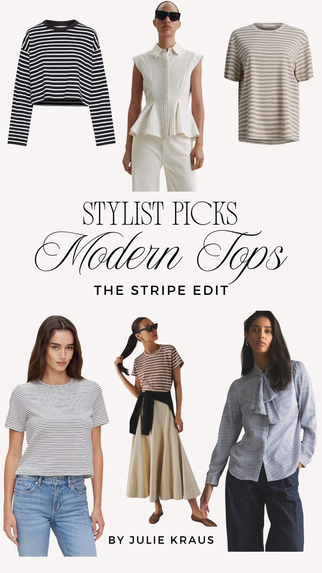 My favorite striped tops for spring right now. I always say a great stripe is one of the most effortless things you can wear. Striped Tops • Spring Tops • Spring Style 2026 

 #LTKSeasonal #LTKOver40