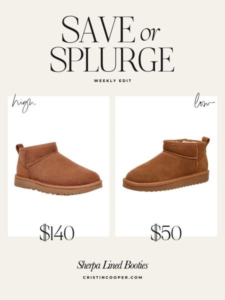 Save or Splurge

Sherpa lined booties // Uggs

Cristincooper.Com



#LTKshoecrush #LTKSeasonal #LTKstyletip