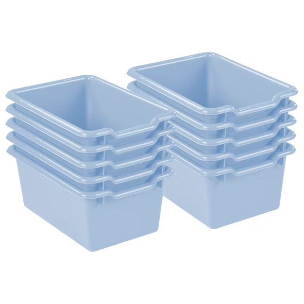 ECR4Kids Storage Bins with Scoop Front Handles - Cubby Compatible - 10-Pack | Target
