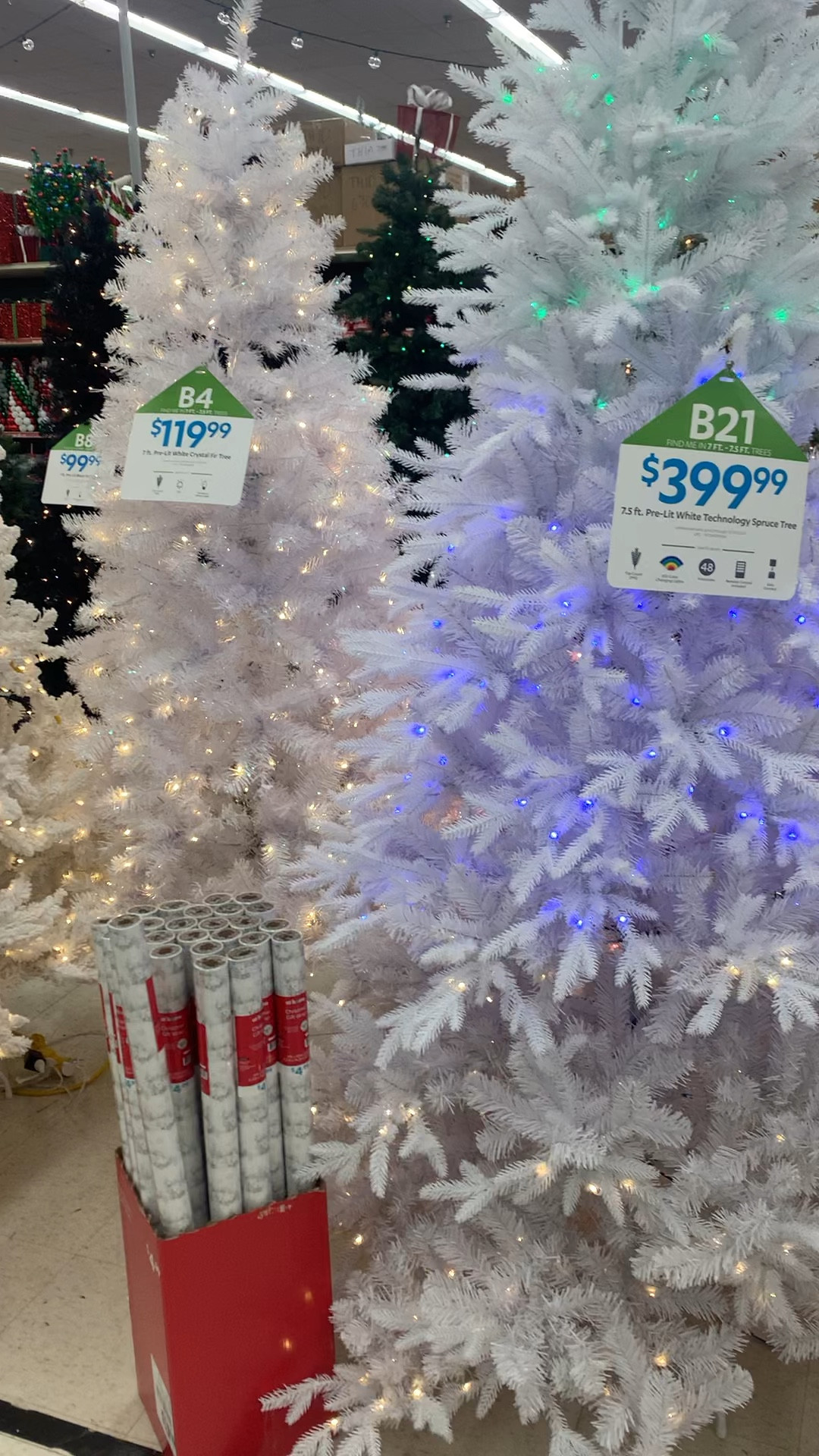 At home stores have the prettiest white Christmas trees😍

#LTKhome #LTKHoliday