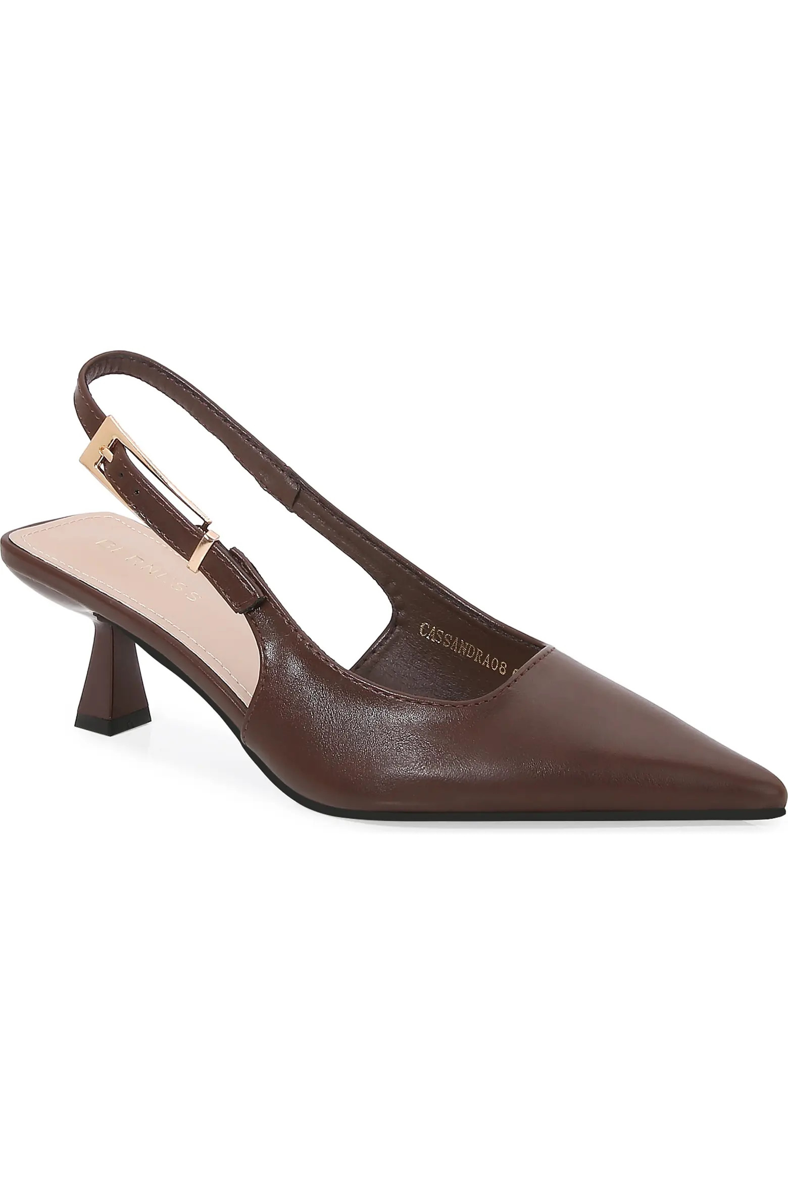 BERNESS Cassandra Slingback Kitten Heel Pump (Women) | Nordstromrack | Nordstrom Rack