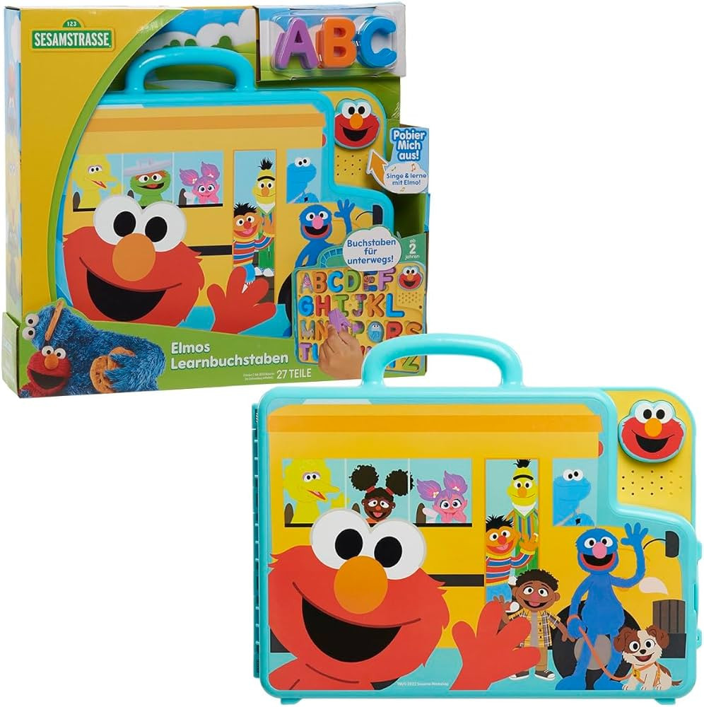 SESAME STREET Elmo’s Learning Letters Bus Activity Board, Preschool Learning and Education, Kid... | Amazon (US)