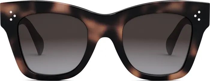 CELINE Bold 3 Dots 50mm Small Gradient Butterfly Sunglasses | Nordstrom | Nordstrom