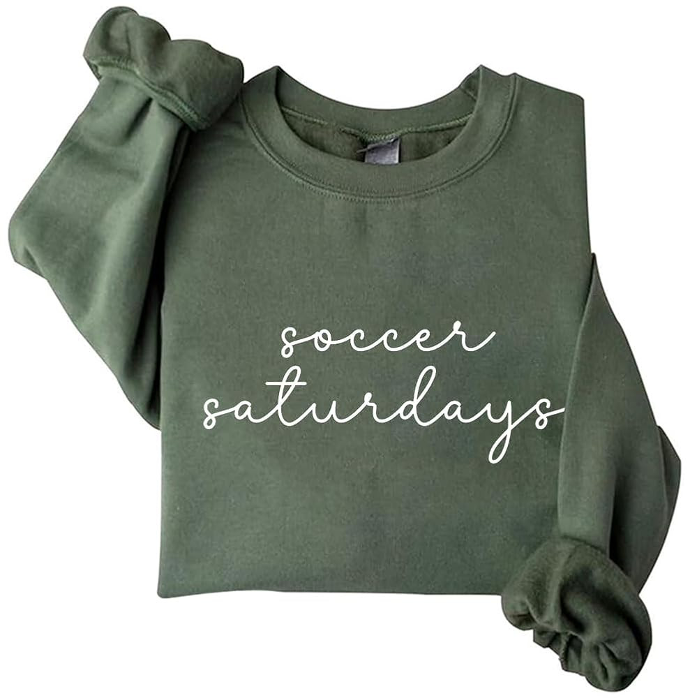 Soccer Saturdays Sports Mom Soccer Season Sweatshirt | Amazon (US)