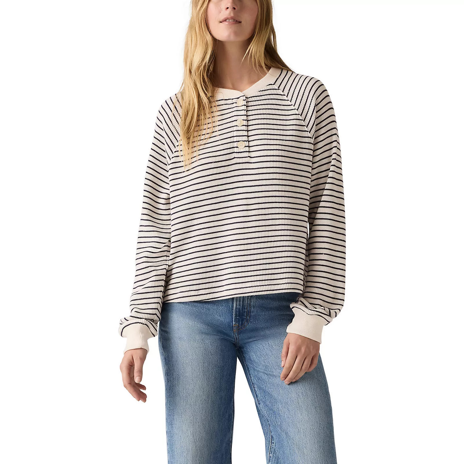 Women's Levi's® Long Sleeve Henley Shirt | Kohl's