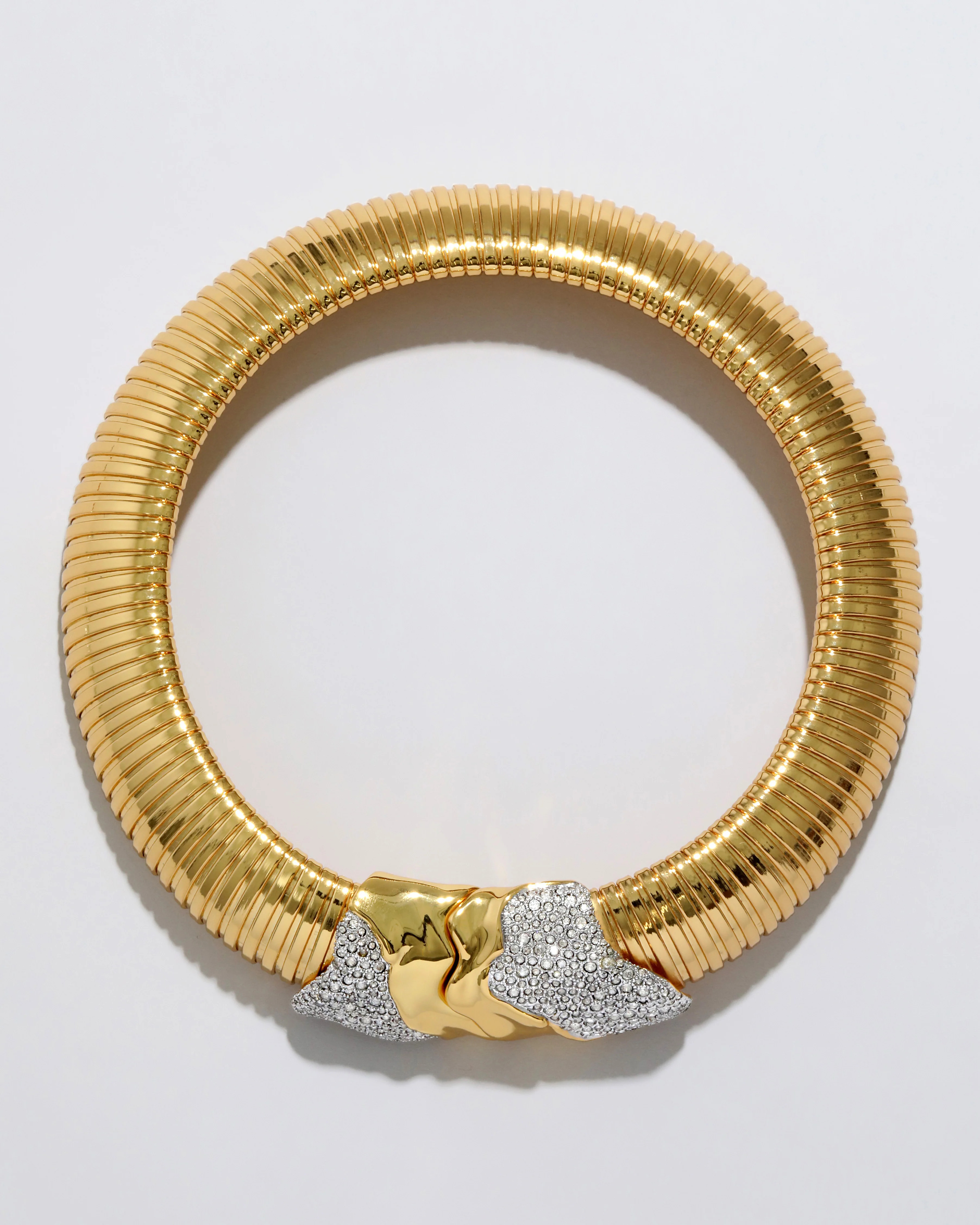 Solanales Gold Tubogas Collar Necklace | Alexis Bittar | Alexis Bittar