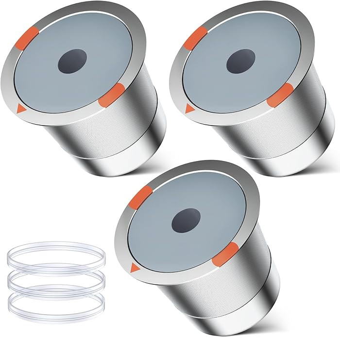 Reusable k Cup Coffee Filters,Universal stainless steel Refillable k Cups Filter Use for Keurig 2... | Amazon (US)