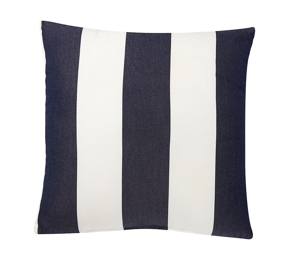 Sunbrella® Awning Striped Outdoor Pillow | Pottery Barn (US)