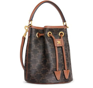 Clara bag in Triomphe canvas and calfskin - CELINE | 24S US