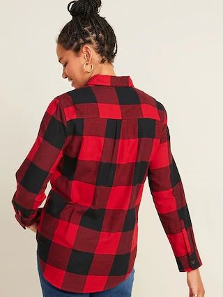 Classic Plaid Flannel Shirt for Women | Old Navy (US)