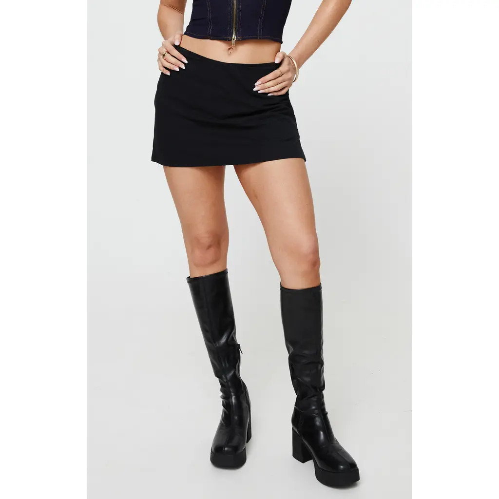 Princess Polly Gigi Skort in Black at Nordstrom, Size 6 | Nordstrom