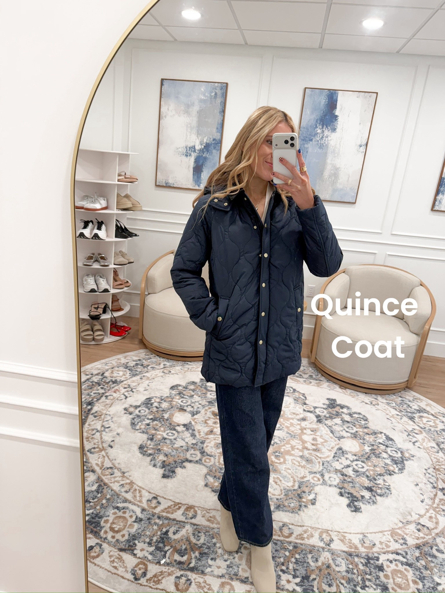 This Quince quilted coat is such a classic staple 🤍✨ The quality is amazing, it’s warm without feeling bulky, and the fit is so flattering. A perfect everyday winter coat that looks designer but at an affordable price! 

#LTKHoliday #LTKTall #LTKSeasonal